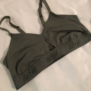 Olive Green Aerie Bralette
